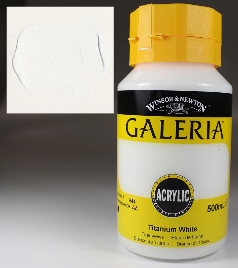 WINSOR & NEWTON GALERIA ACRYLIC PAINT 500ML POT - Choose a colour