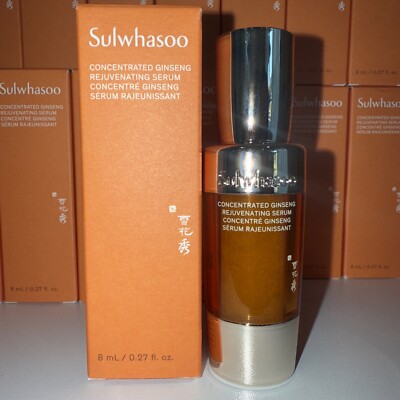 Sulwhasoo Concentrated Ginseng Rejuvenating Serum EX 40ml (8ml X 5 Pcs) .