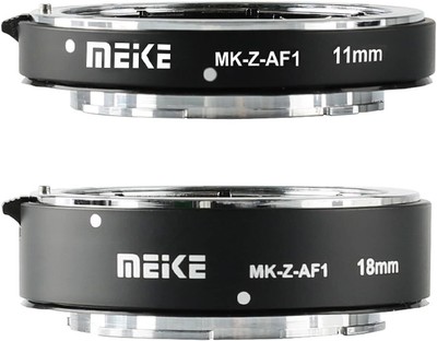 MK-Z-AF1 11mm,18mm FF Macro Metal AF Extension Tube Adapter Ring for Nikon Z
