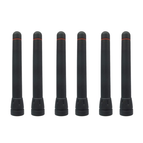 Lot De 2 Antennes Stubby VHF 136-174MHz Pour Radios Portables Icom F11, F14, F16, Etc. - Noires