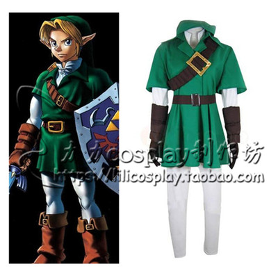 Legend of Zelda Zelda Link Cosplay Costume csddlink Cos outfit full set  UK