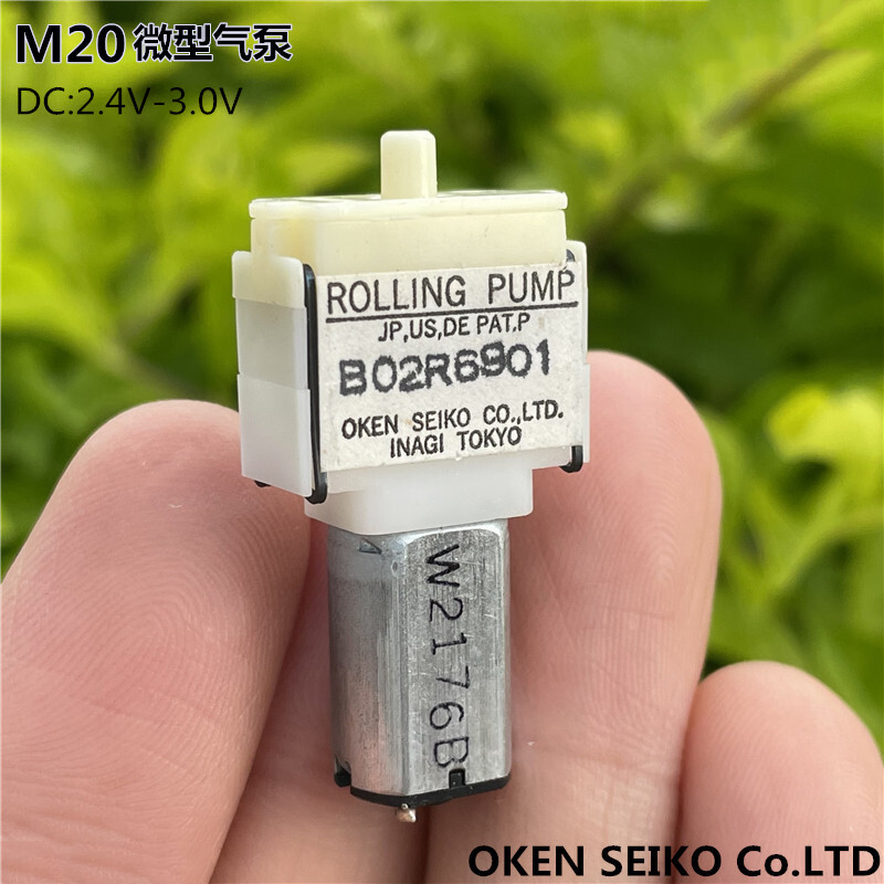 OKEN SEIKO Rolling Pump DC 2.4V-3V Micro Mini M20 Air Pump