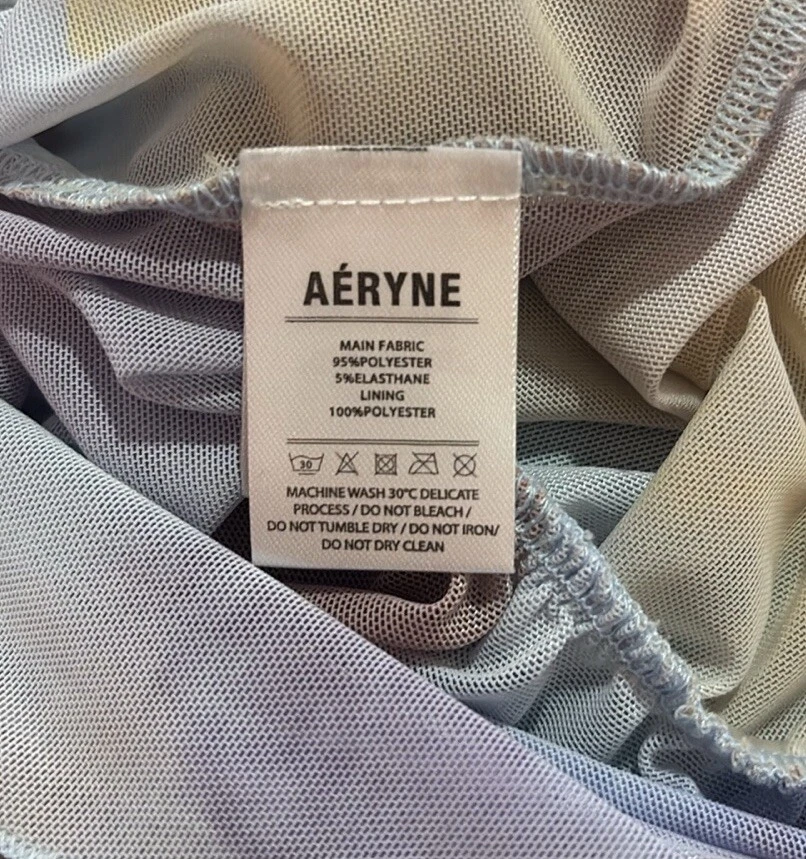 Abito Aeryne Celine in acquerello taglia S us intime ottimeioni