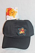NEW WITH TAG WINNIE THE POOH AND FREINDS KIDS BLACK STAR CAP