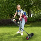 Small Yard Manual Reel Lawn Mower Push Rolling Grass Cutter Home Garden