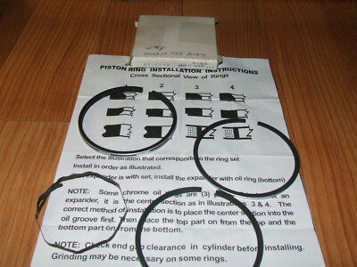 Briggs / ROTARY  Piston Ring Set 23-8449  (LOC. B&S BOX9)