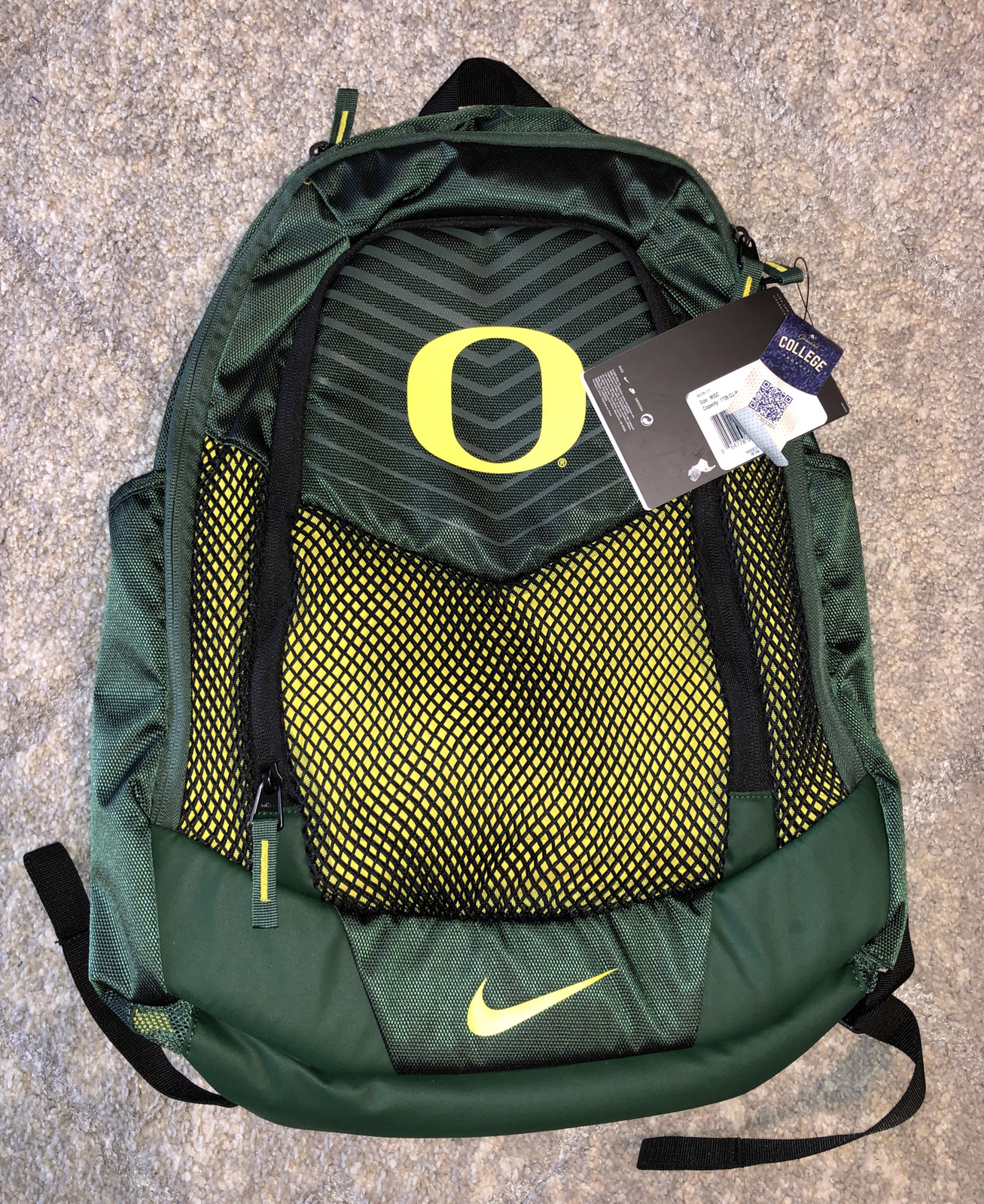 gold nike vapor backpack