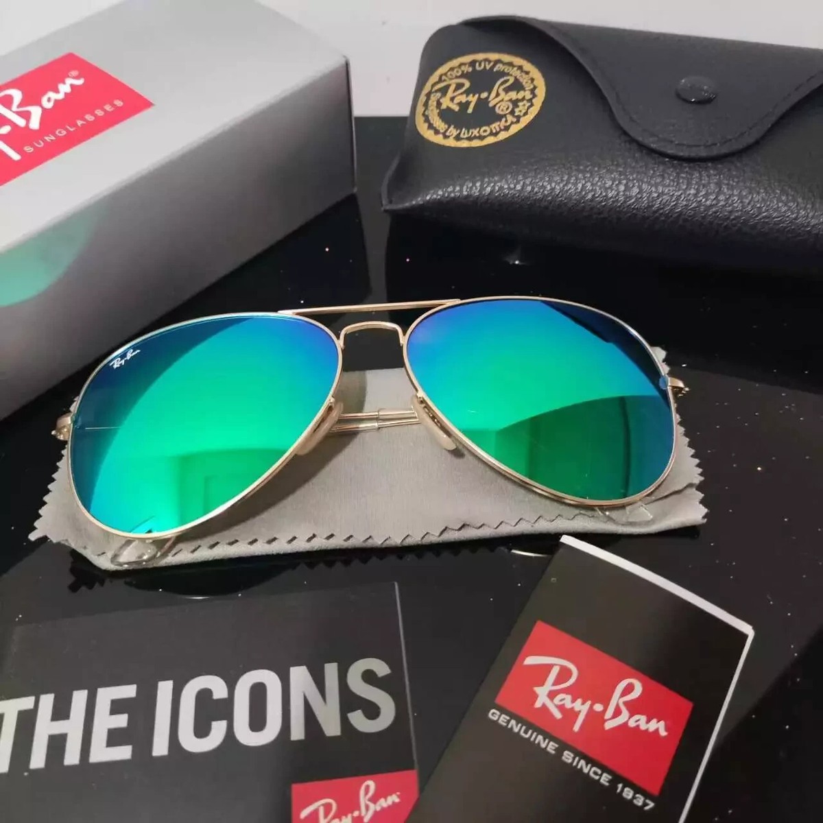 New Ray-Ban Aviator 3026 Pink Gold Flash Lens 62mm Sunglasses Amazon.com: Ray-Ban RB3025 112/1Q Gold Frame/Cyclamen Flash  main image 2