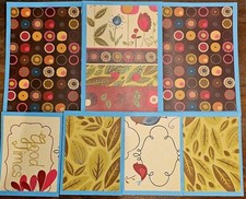 Premade Scrapbook Page/Mat Set - 7 pieces: Good Memories