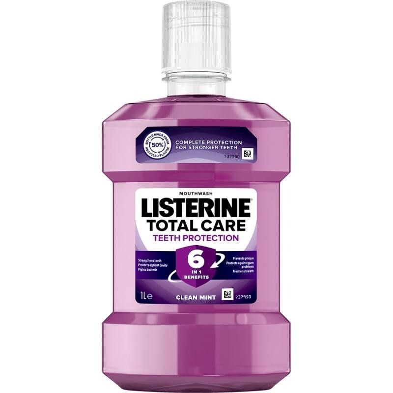 Listerine Collutorio per una protezione completa Total Care donna 1000ml