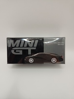 MINI GT 1:64 Bugatti Chiron Super Sport 300 Matte Black LHD Car in box