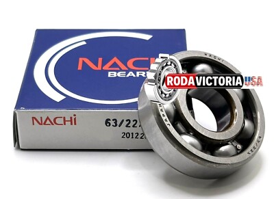 しし丸 NACHI JAPAN 63/22 X BALL BEARING, OPEN TYPE, NO SEALS 22x56x16mm