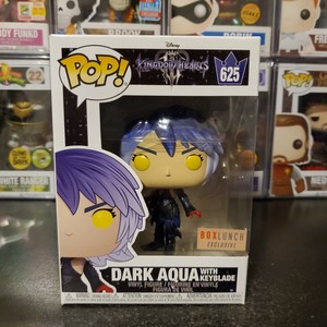 Funko Pop Kingdom Hearts Dark Aqua With Keyblade 625 Box Lunch Exclusive Ebay