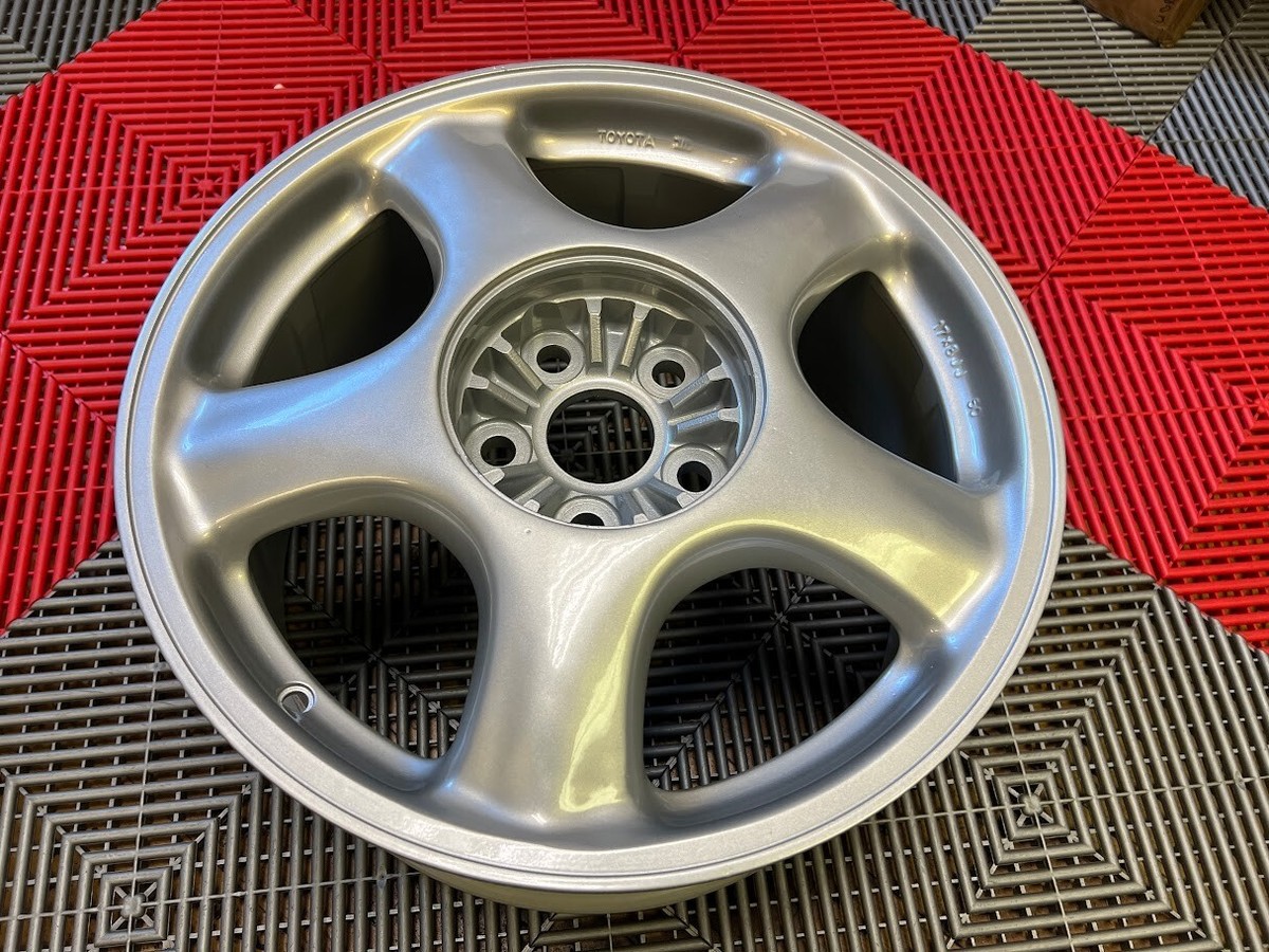 1993-98 Toyota Supra Turbo MKIV 17 Inch Front Silver Wheel OEM 17