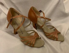 Angelo Luzio Ladies Ballroom Shoes size 6 2" or 3" heels