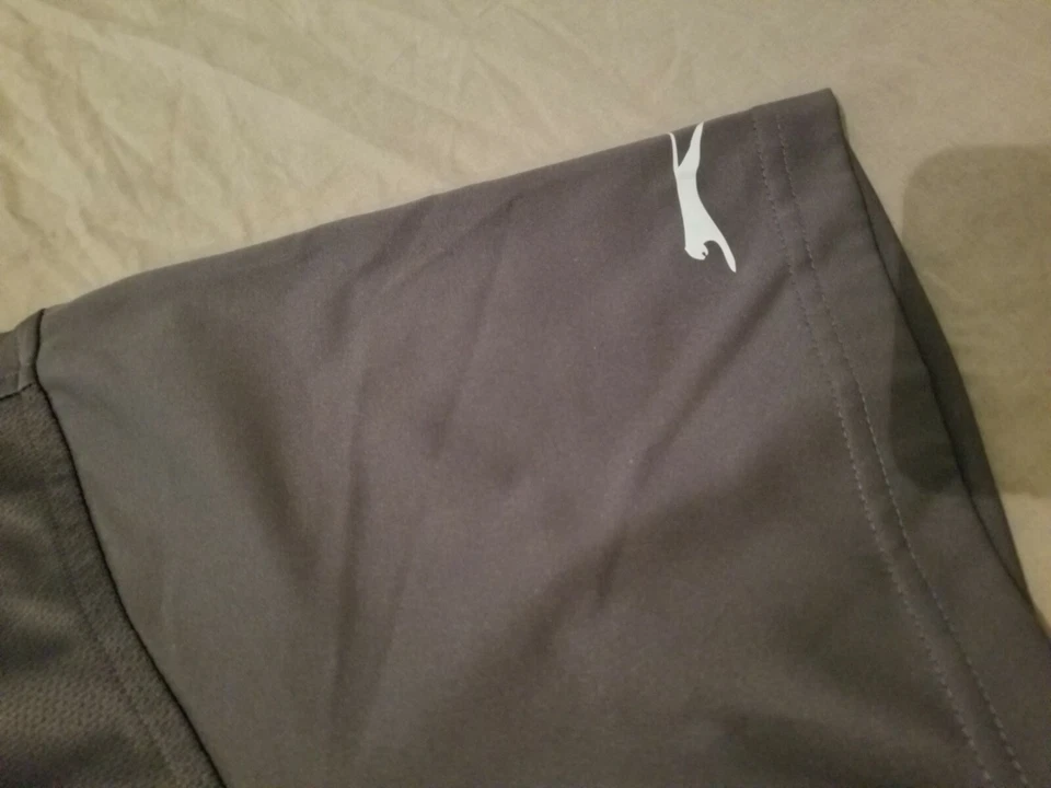 Camisa polo masculina Slazenger cinza golfe atlético GG - Imagem 2 de 4