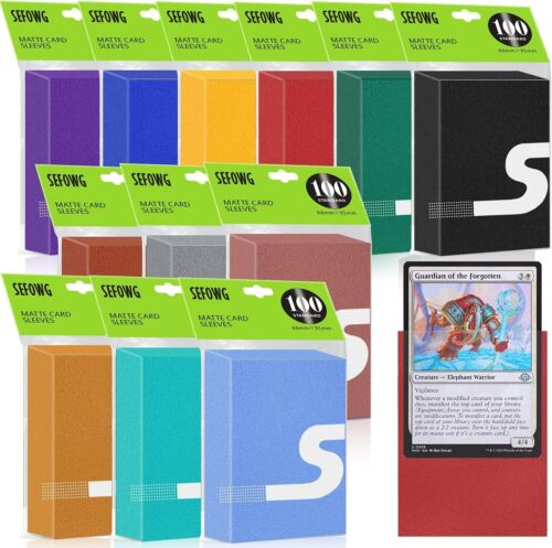 1200ct MTG Kartenhüllen, 12 Farben Matte Kartenhüllen Magic The Gathering, TC... - Bild 2 von 9