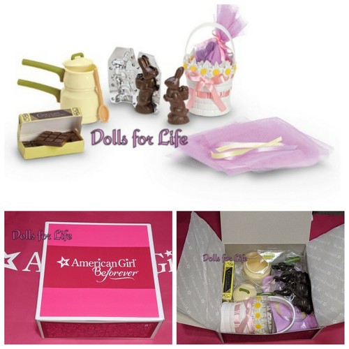 American Girl Kit's Homemade Sweets Chocolate Easter Bunny Candy Basket
