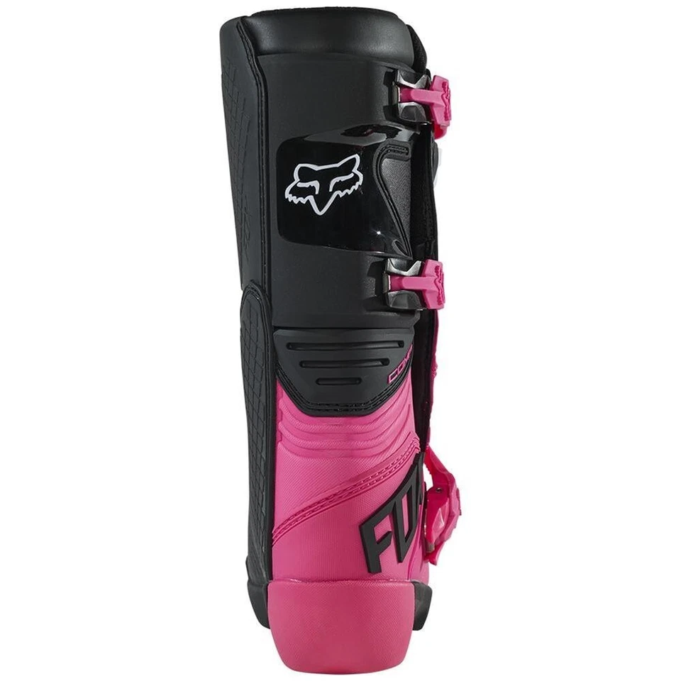 Botas de bicicleta Fox Racing Youth Comp caixa aberta rosa tamanho 6 - Imagem 2 de 4