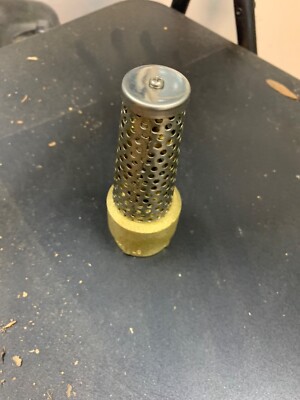 Parts2O 1'' Brass Pump Foot Valve TC2503LF Check Strainer Intake Backflow