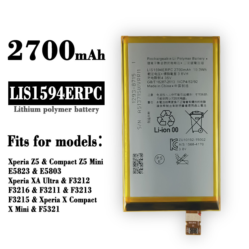 Battery For SONY Xperia Z5 Mini Compact E5803 E5823 XA Ultra X