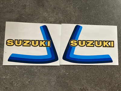 Decalcomanie Serbatoio Suzuki - Adesivi Neri Avery - Made In Australia - Foto 3