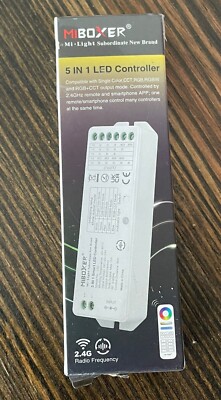 Miboxer LS2 5 IN 1 Smart LED Strip Controller 2.4Hz Remote & Smartphone Control 