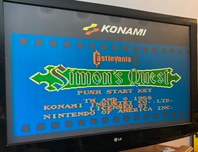 NINTENDO NES CASTLEVANIA 2 SIMONS QUEST TESTED