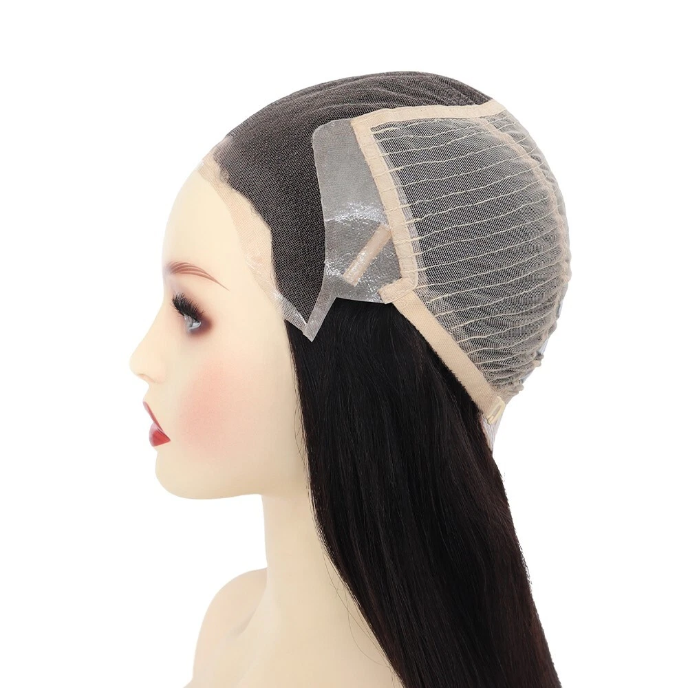 Women Wigs European Remy Human Hair Lace Front Medium Size Black Hair 14 LW39