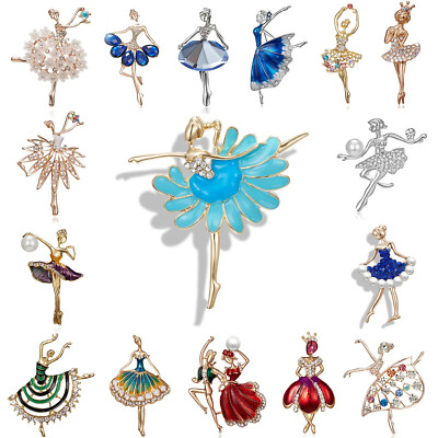 Women Nice Cute Dance Girl Saree Blouse Brooch Brooches Fashion Beauty Colors