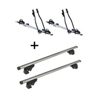 2 FahrradträGer Sagittar+DachträGer LION1 FüR Daewoo Tacuma 5TüR 00-04