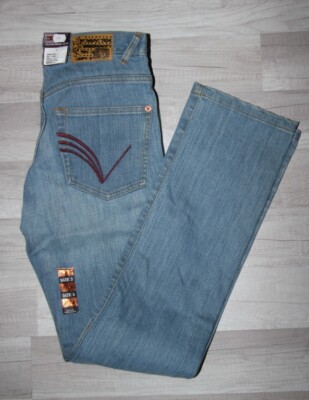 Original VOLCOM Sum'R Jeans hellblau gerader Schnitt Gr: 36 DE NEU