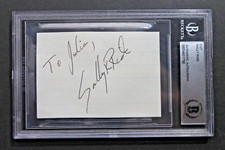 Sally Ride (d.2012) NASA Astronaut Physicist Signed Cut Autograph Beckett
