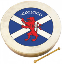 Waltons 18" Design Bodhran | Schottische Flagge | Schottland | Musik