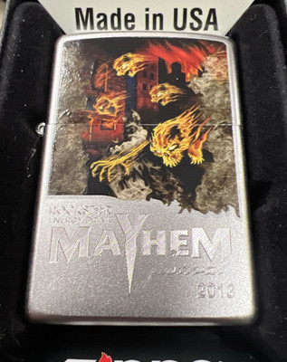 NIB ZIPPO 2013 ROCKSTAR ENERGY DRINK MAYHEM FESTIVAL 2013 LIGHTER (1623)