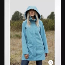 Mia Melon Stella Waterproof Jacket Size Xsmall, Teal With Hood