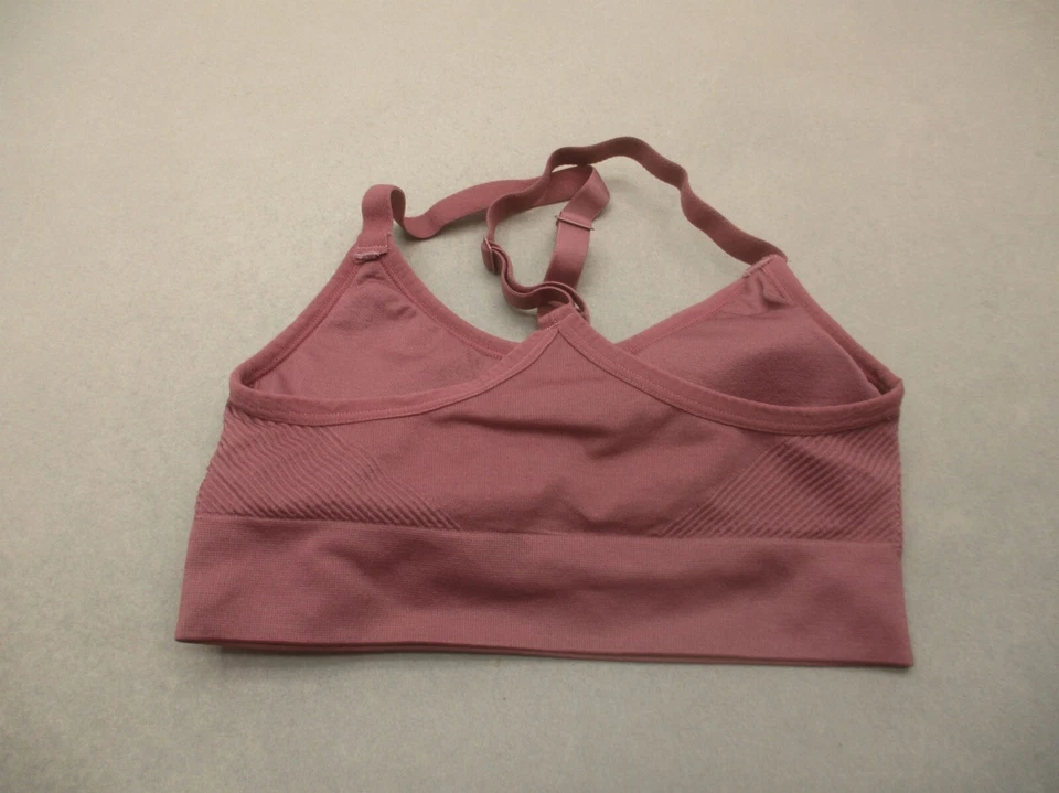 Sujetador deportivo New Balance talla S para mujer forrado marrón inalámbrico tirar hacia atrás corredor 5C Foto 3 de 4