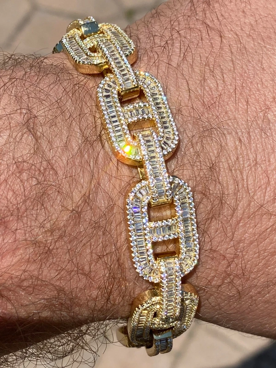 14k gucci sale link bracelet