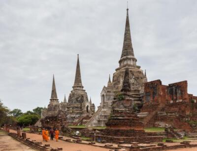 BEAUTIFUL WAT PHRA SI SANPHET GLOSSY POSTER PICTURE PHOTO Thailand temple 2214