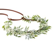 Fairy Flower Crowns Headband, Green Leaf Floral Headpiece