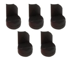 Jiayouy Pack of 5 Soft Silicone Clarinet Oboe Thumb Rest Cushion Black