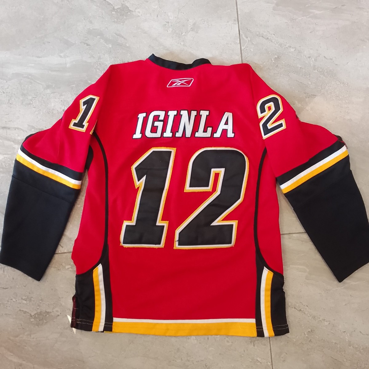 Jarome Iginla #12 Calgary Flames Reebok CCM Womens Size Small