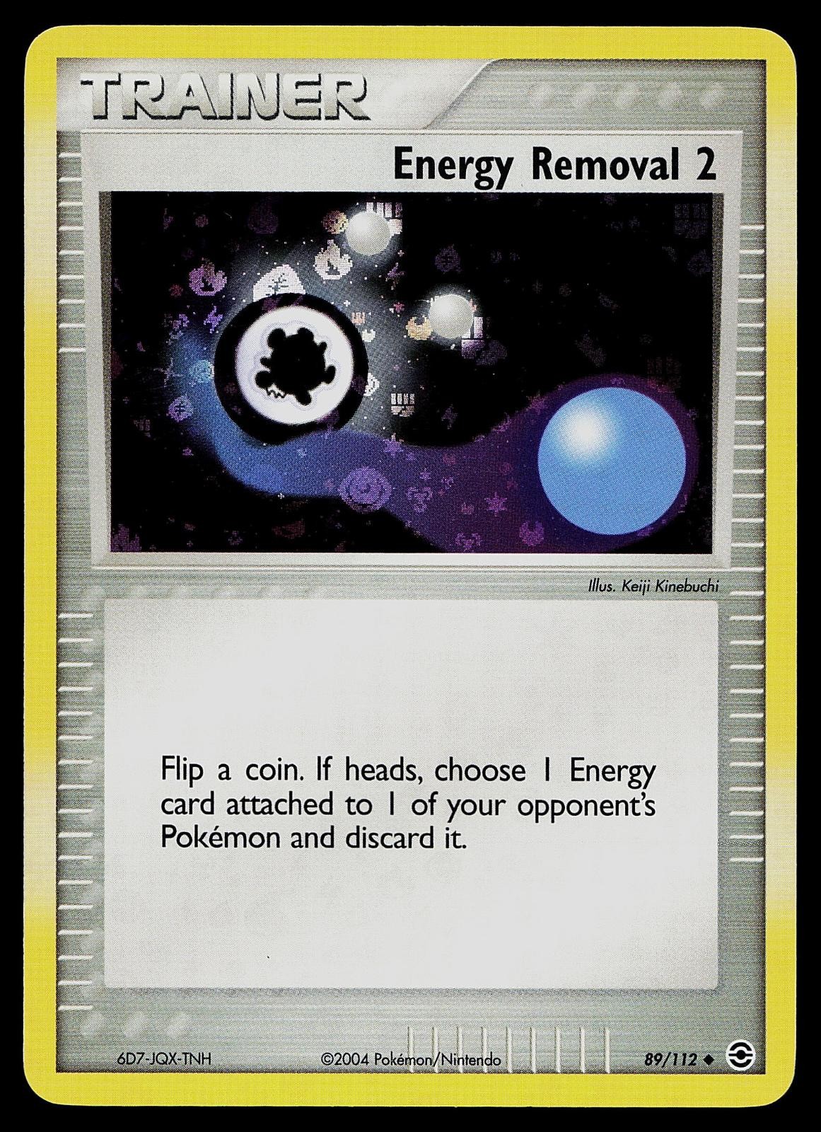 Pokemon Card - Energy Removal 2 FireRed & LeafGreen 89/112 Reverse Holo Uncommon