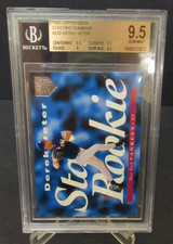 1995 Upper Deck Electric Diamond Silver Derek Jeter #225 BGS 9.5 GEM MINT NY HOF