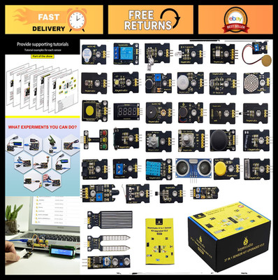 37-in-1 Sensor Kit for Arduino & Raspberry Pi - Electronics Components STEM Set