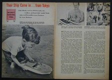 K  O Fleetline Boats Early History 1957 original vintage pictorial