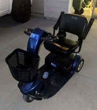 Pride Mobility Products Corp. SC610 Victory 10 3-Wheeled Scooter - Blue