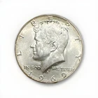 1969D Kennedy Half Dollar 40% Silver In AU Like Condition!