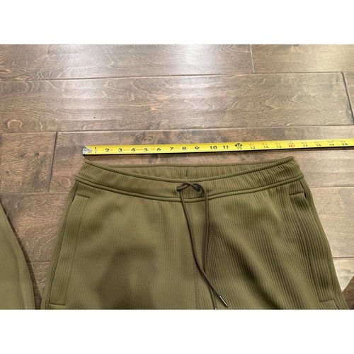 Reigning Champ Mens Green Zip Pockets Jogger Running Ankle Zip Sweatpants Size M - Picture 9 of 9