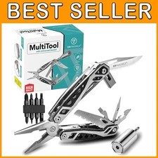 22-in-1 Stainless Steel Multi Tool with Universal Socket